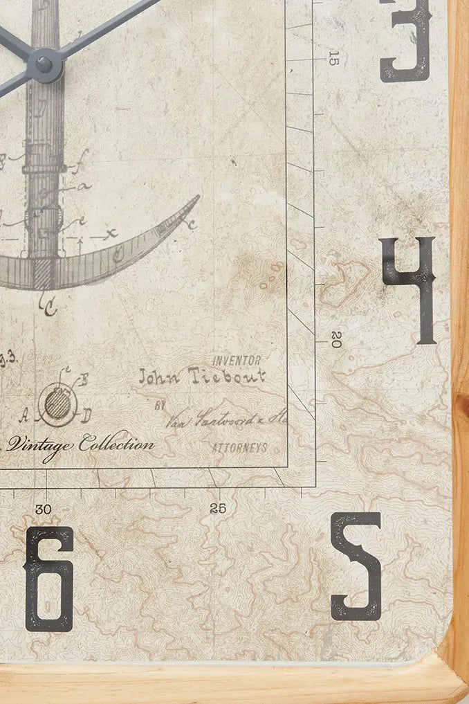 Reloj vintage con grabado de ancla Batela Deco 2024