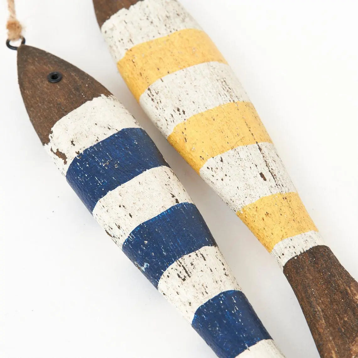 Ristra 2 peces de madera y cuerda para colgar 20 cm - D2289 Batela