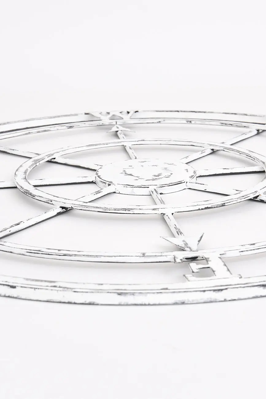 Rosa de los vientos de metal grande