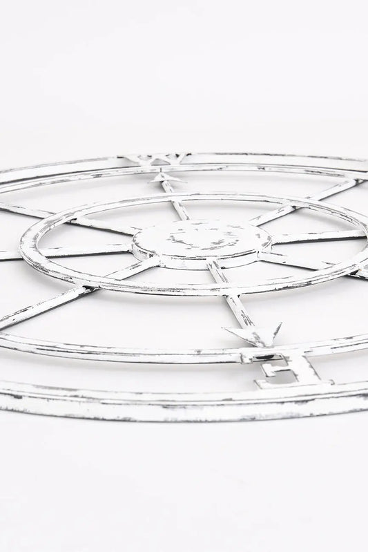 Rosa de los vientos de metal grande