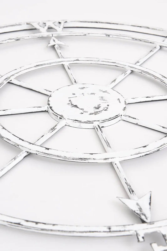 Rosa de los vientos de metal grande