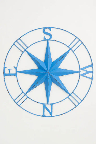 Batela Rosa de los Vientos Metálica y decorativa de Pared