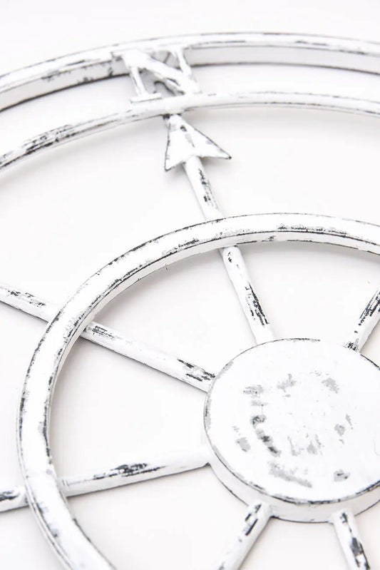 Rosa de los vientos de metal pequeña