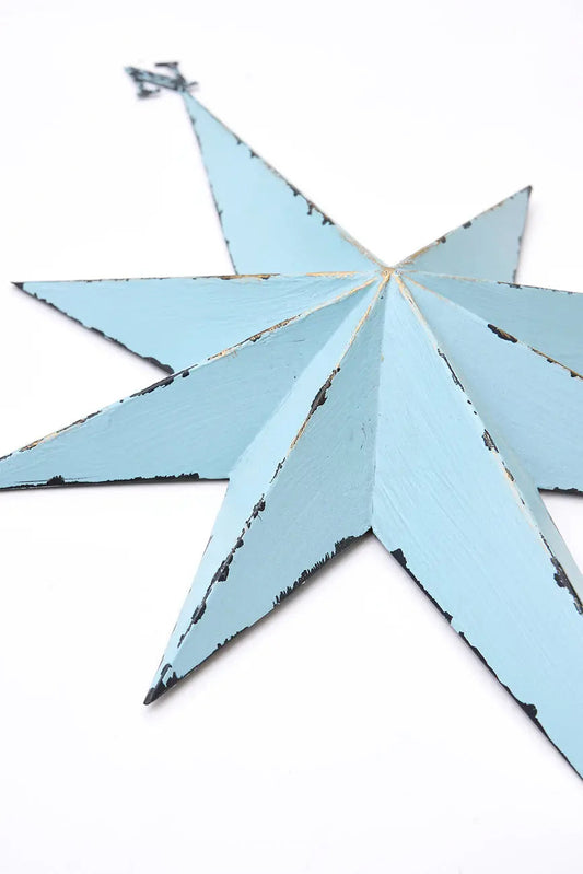 Rosa de los vientos hecha en metal