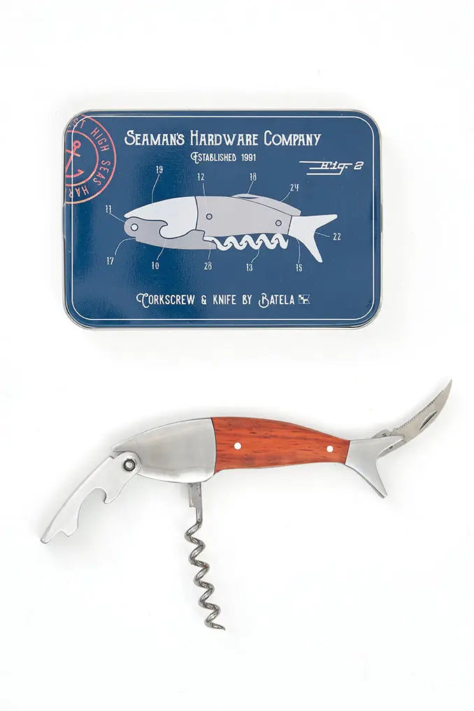 corkscrew fishing lure Corkscrew, knife and bottle opener: Functionality for Sea Lovers – batela1991