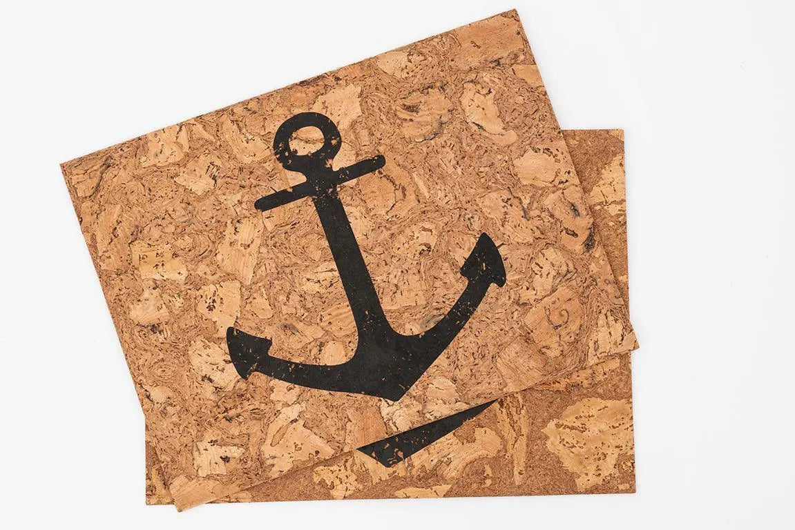 Salvamantel de corcho con ancla - D1984 Batela