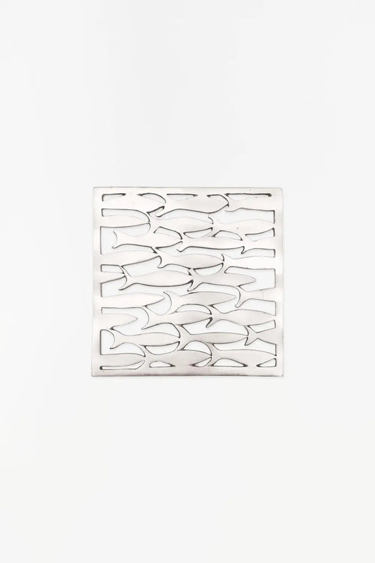 Salvamantel de metal banco de peces - Batela