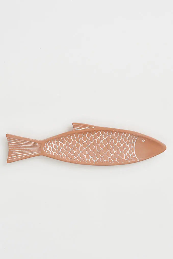 Set de 2 bandejas de cemento forma de pez Batela Deco 2024