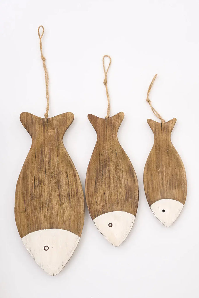 Set de 3 pequeñas bandejas de madera