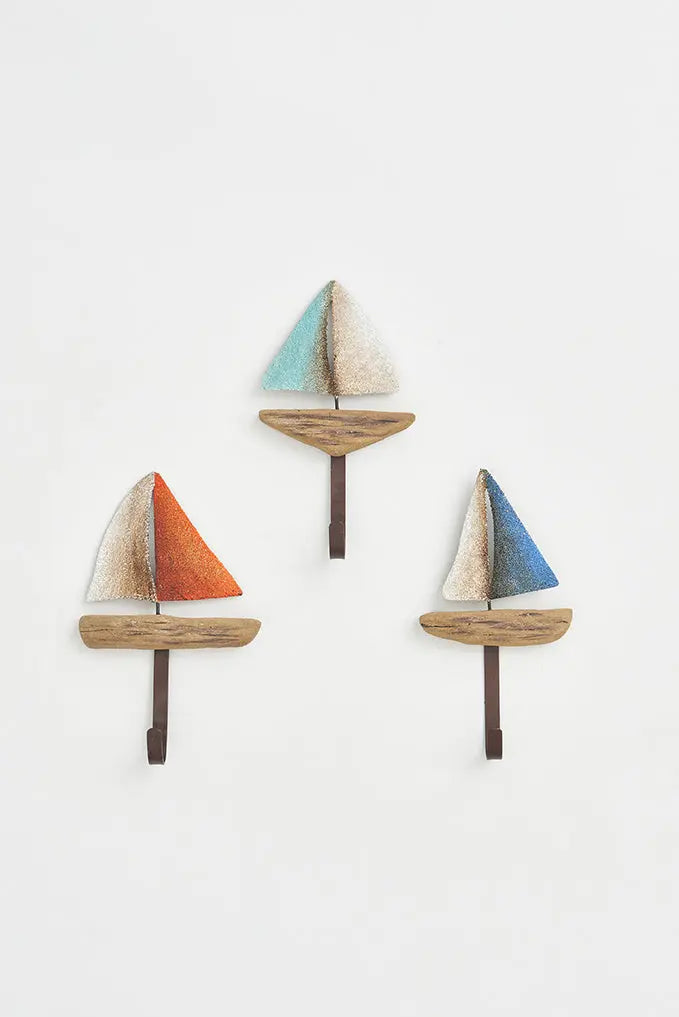 Set de 3 percheros veleros individuales Batela Deco 2024