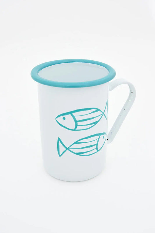 Set de 4 tazas largas de metal