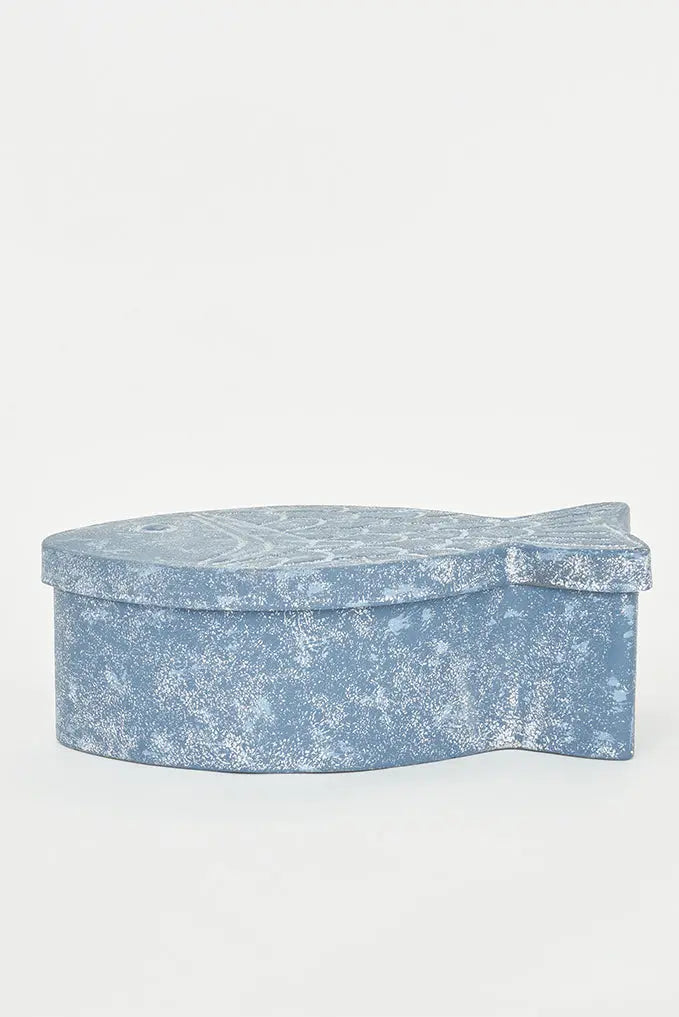 Set de cajas pez: organización con estilo marino