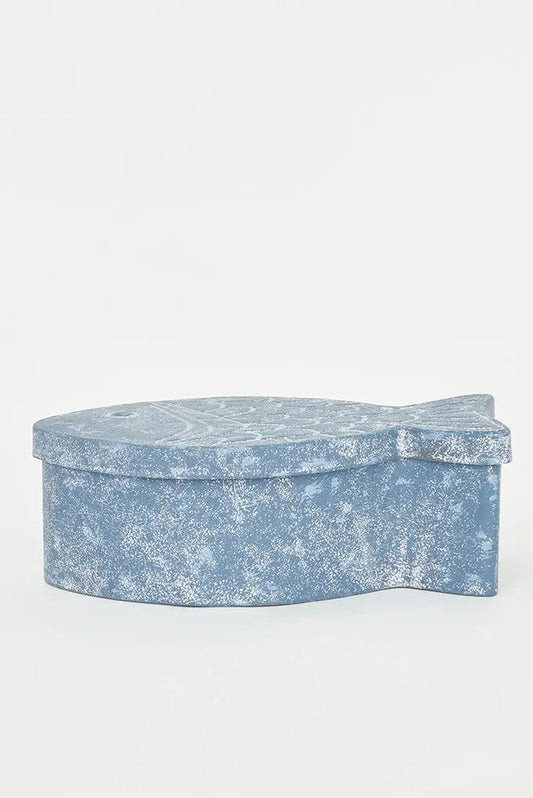 Set de cajas pez: organización con estilo marino