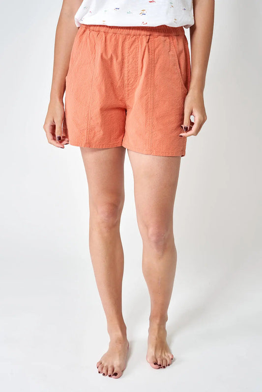 Women's seersucker shorts