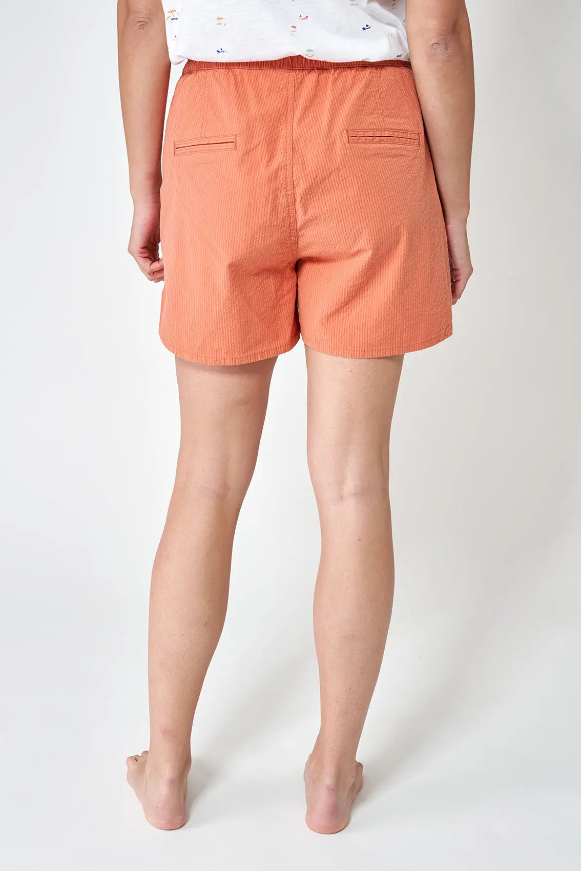 Women's seersucker shorts