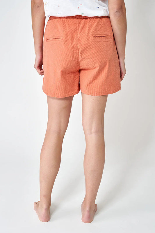 Women's seersucker shorts