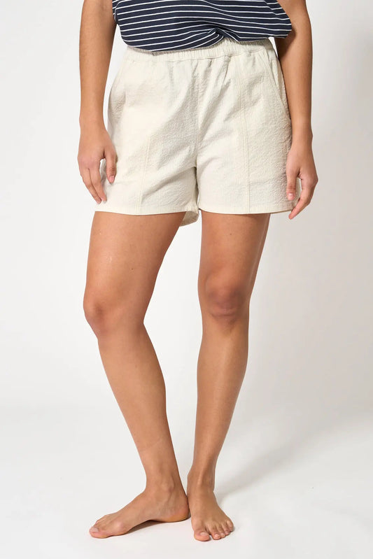 Women's seersucker shorts
