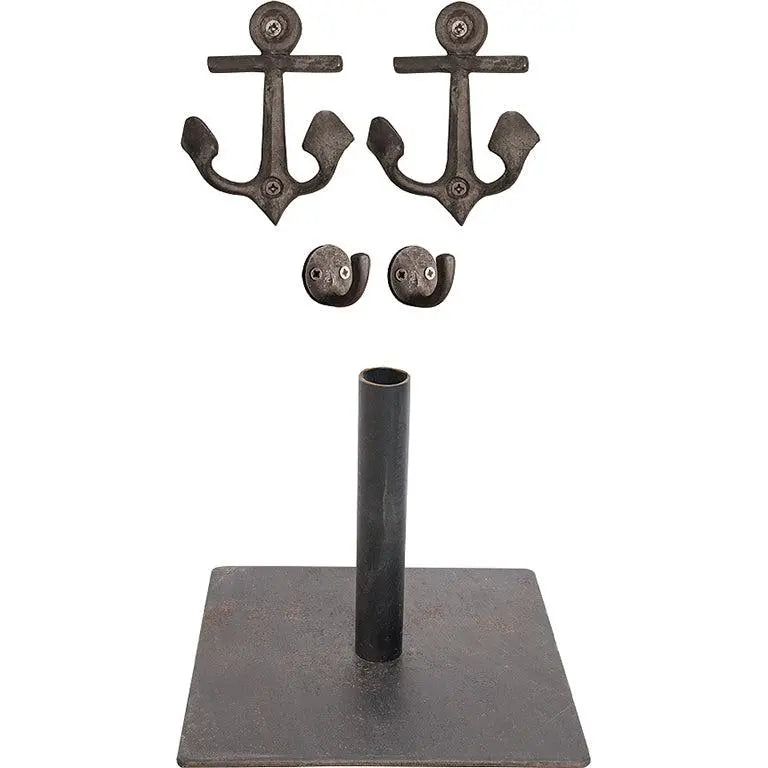 Soporte de metal para remos /Perchero - Batela