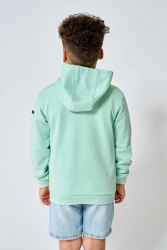 Fish print hoodie