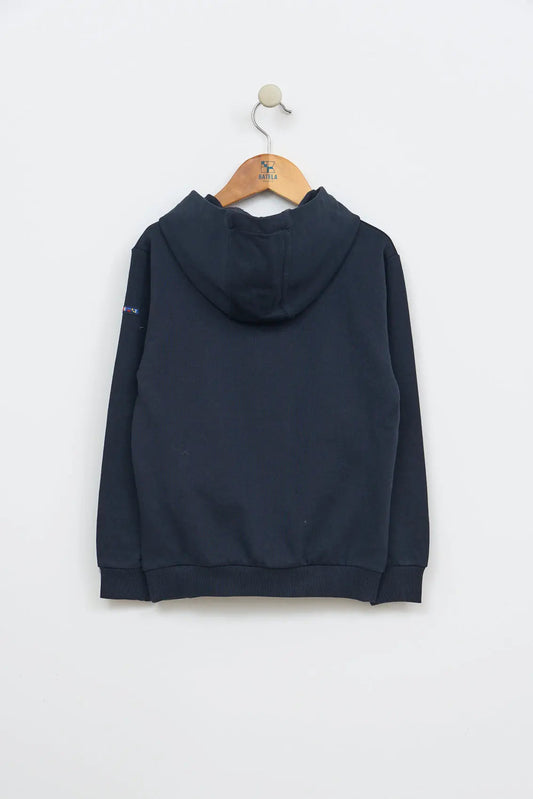Fish print hoodie