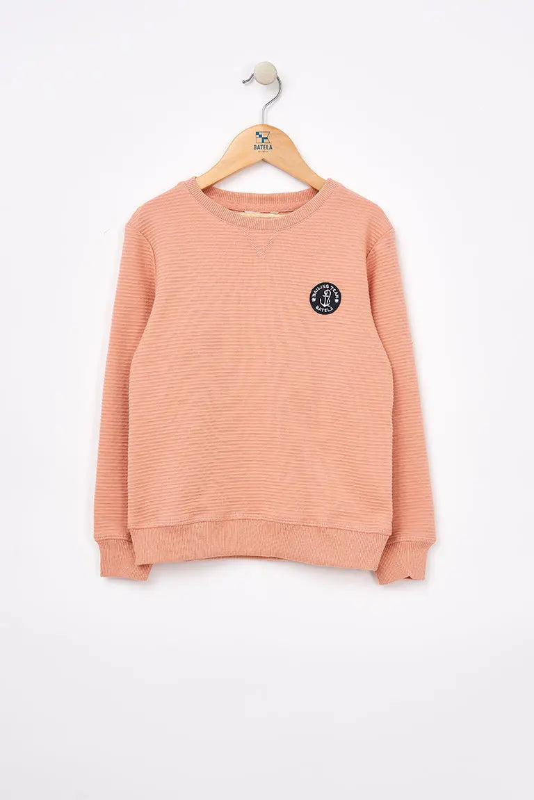 Sudadera terry de niño con ancla
