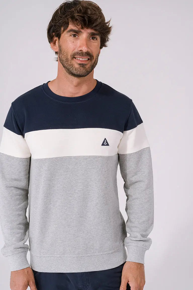 Tricolor sweatshirt