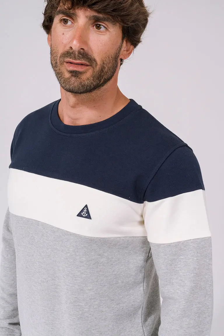 Tricolor sweatshirt