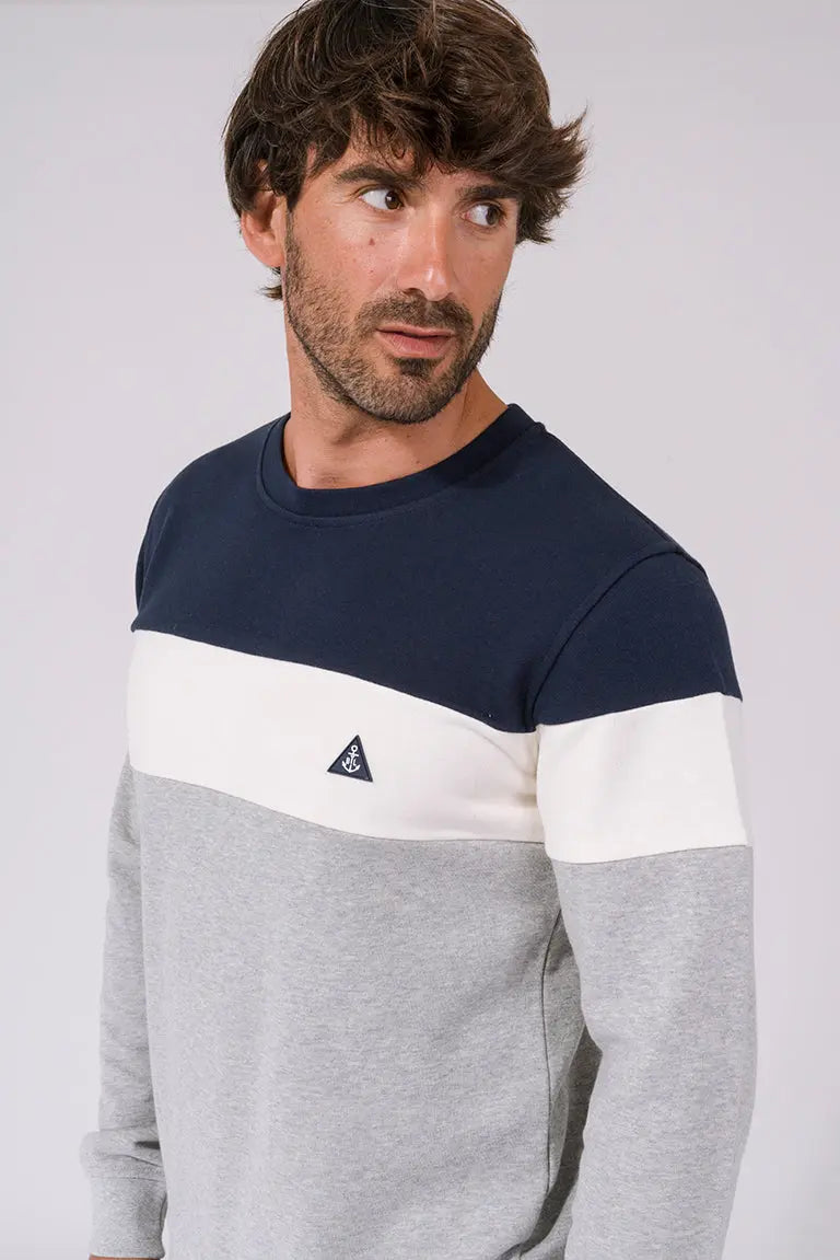 Tricolor sweatshirt