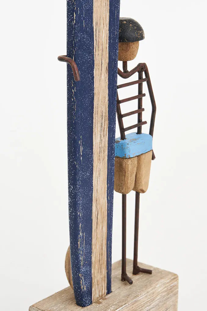 Surfero de madera y metal longboard Batela Deco 2024