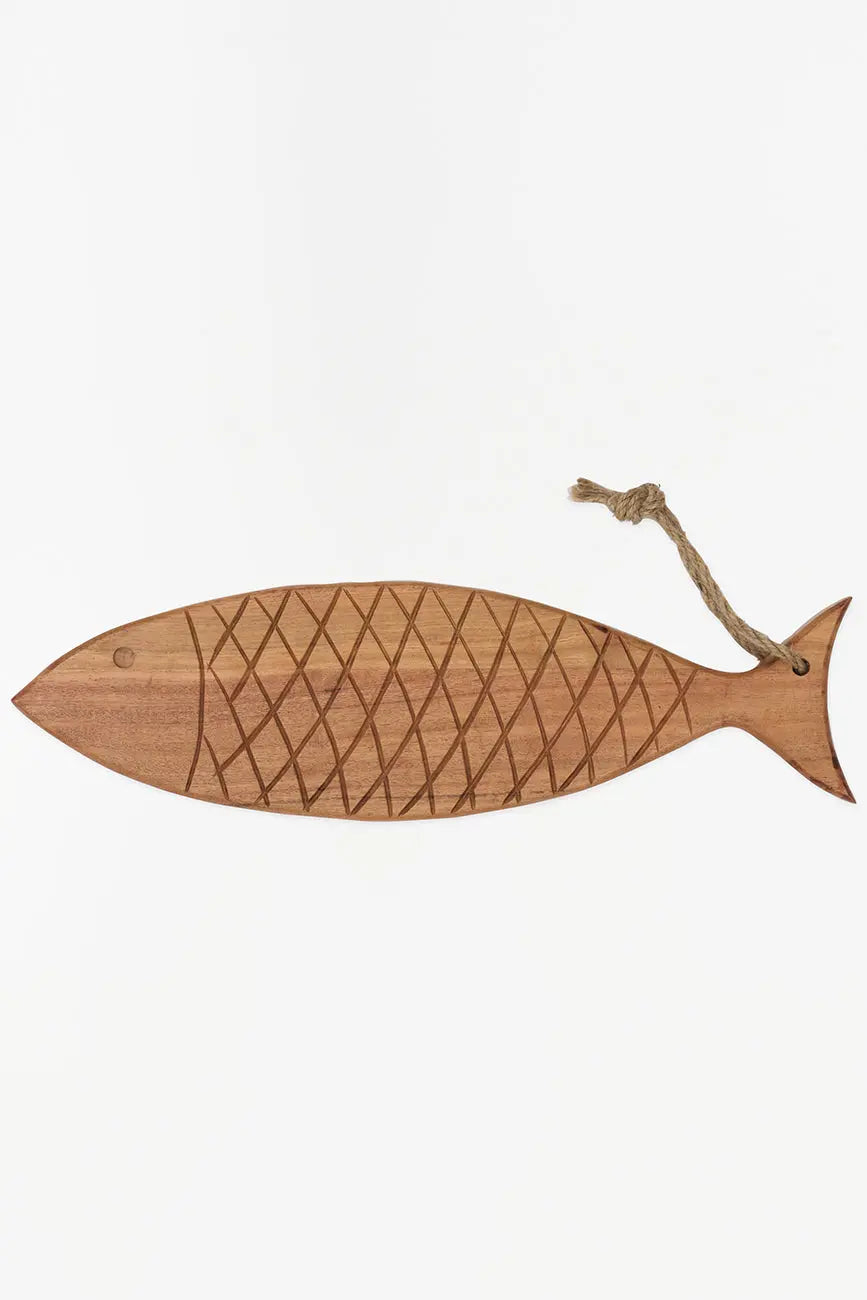 Tabla de cocina con forma de pez