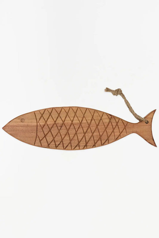 Tabla de cocina con forma de pez