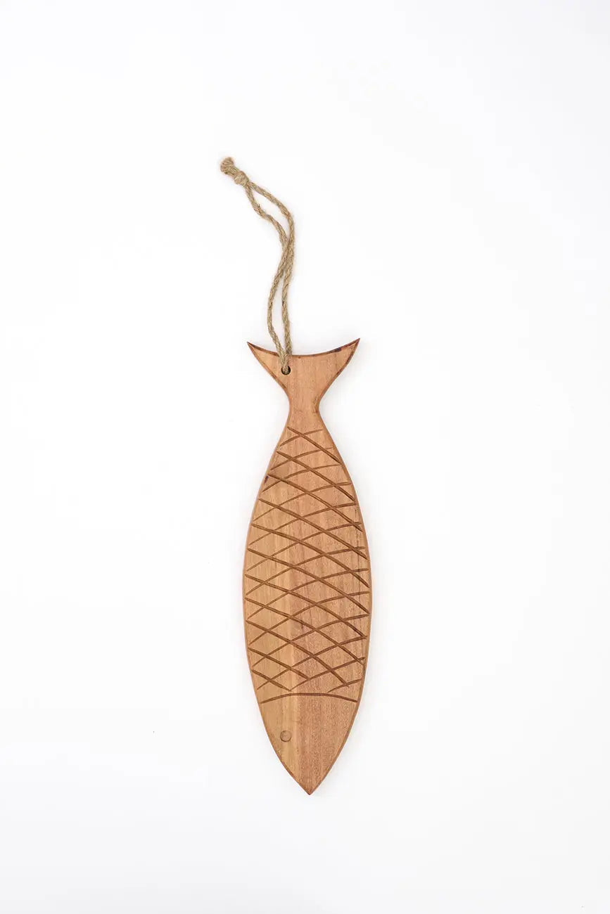 Tabla de cocina con forma de pez