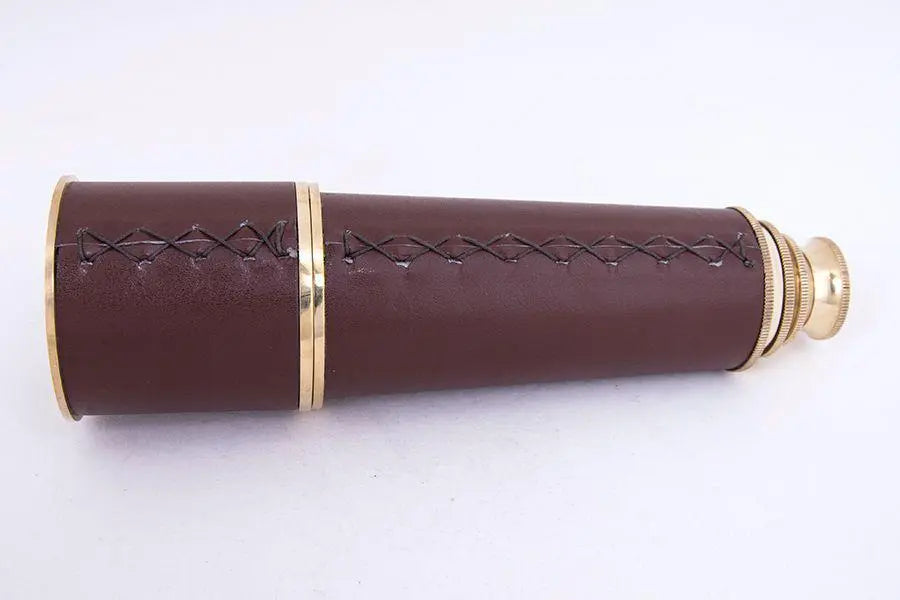 Telescopio de latón envejecido - D631 Decoración Náutica Batela