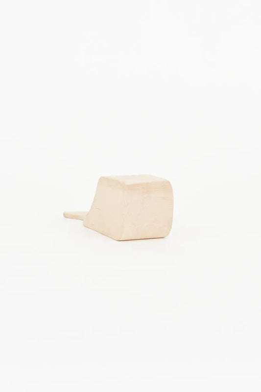 Tope de puerta con forma de ballena en madera