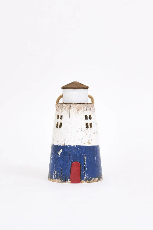 Tope de puerta grande de madera envejecida