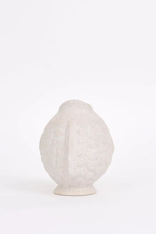 Vasija con forma de pez en porcelana