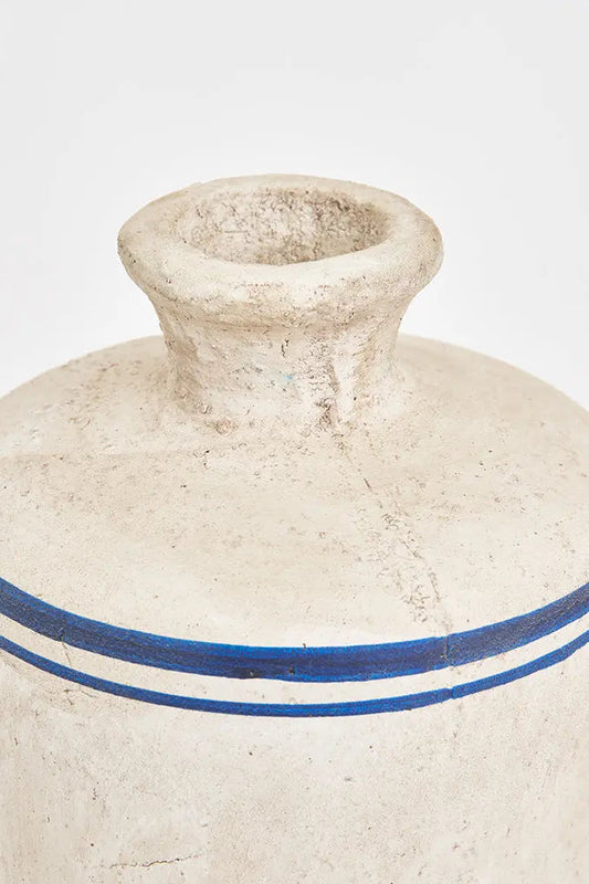 Vasija con pez dibujado. Tamaño grande