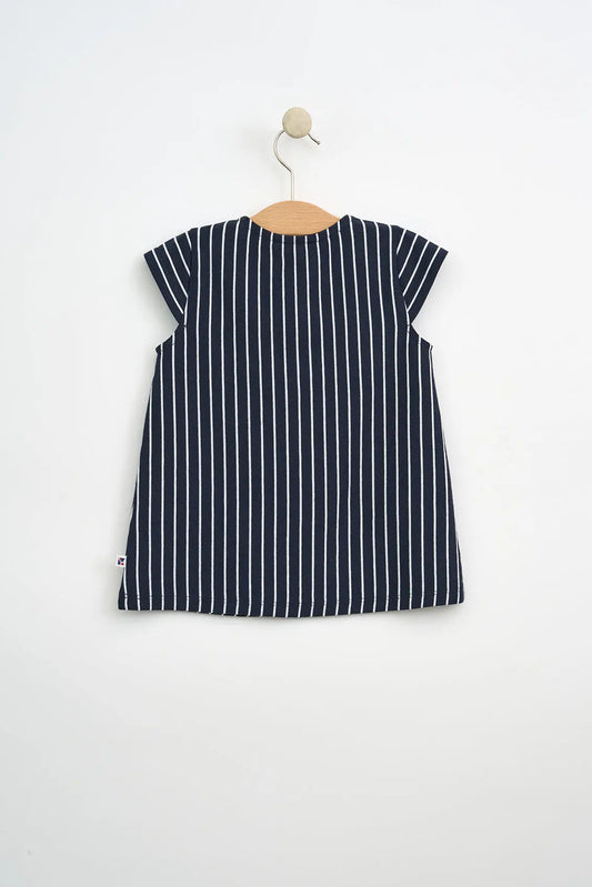 Baby dress striped set