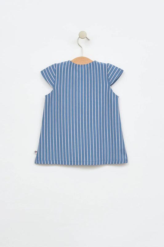 Baby dress striped set