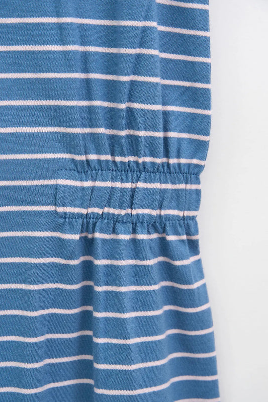 Vestido de tirante a rayas 100% algodón