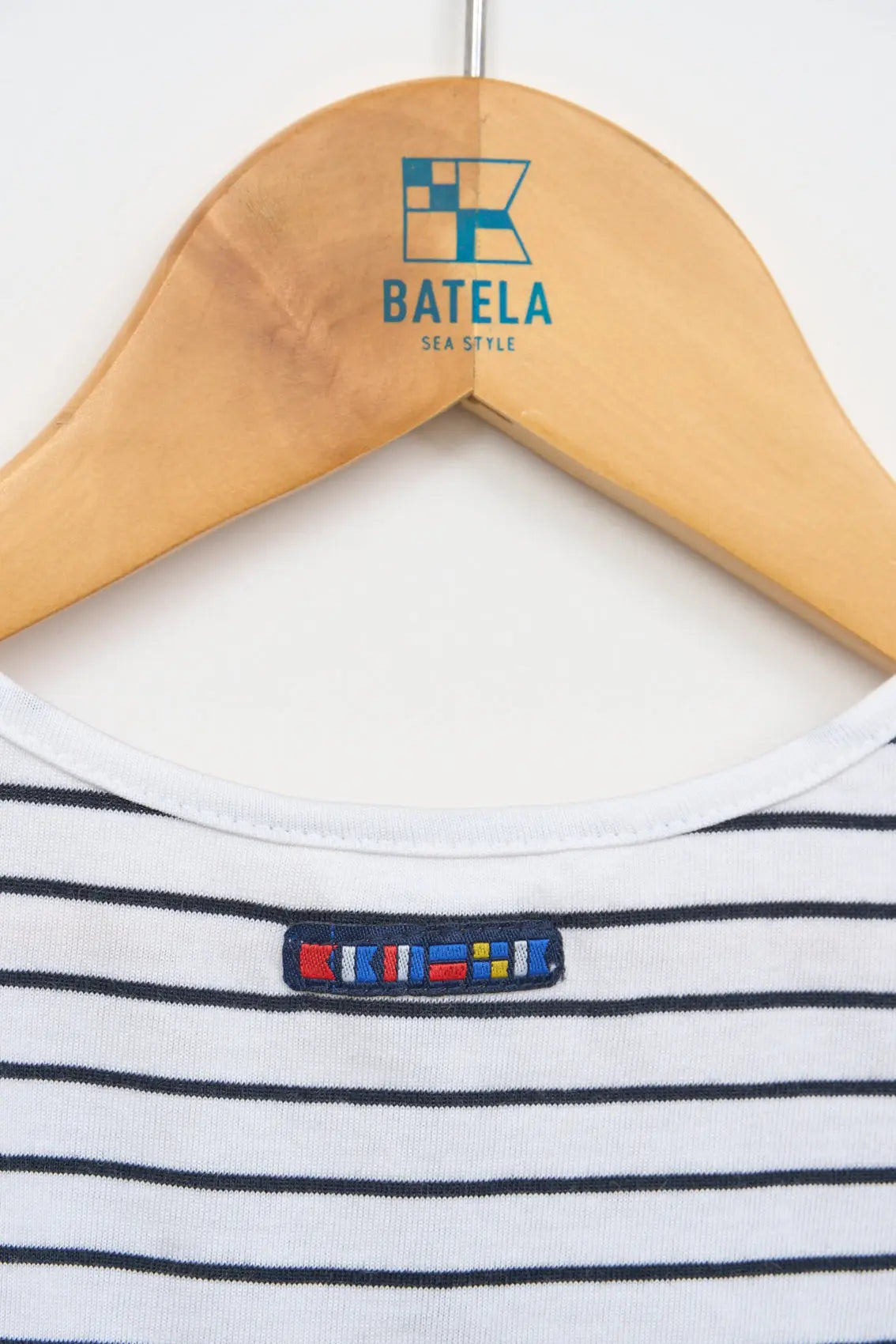 Striped and gathered strap dress