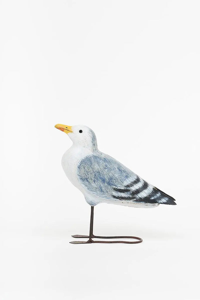 Pájaro de madera patas metal Batela