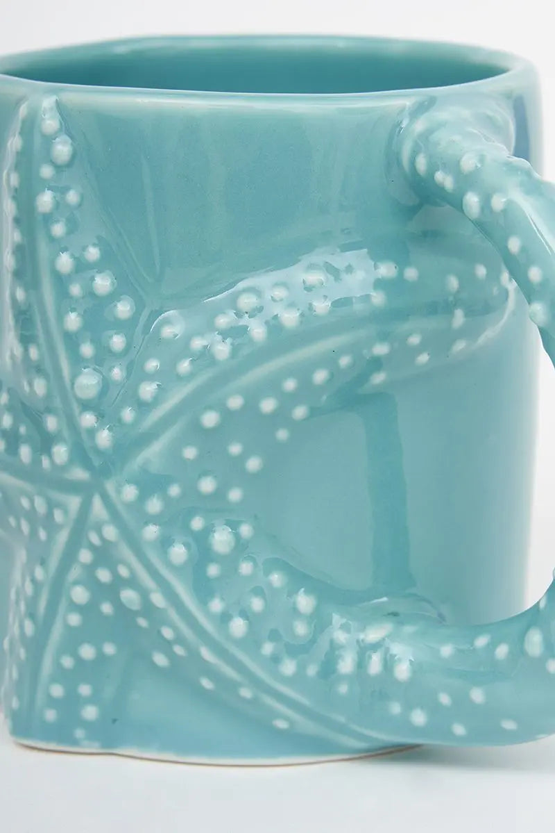 Taza con estrella de mar en relieve Batela