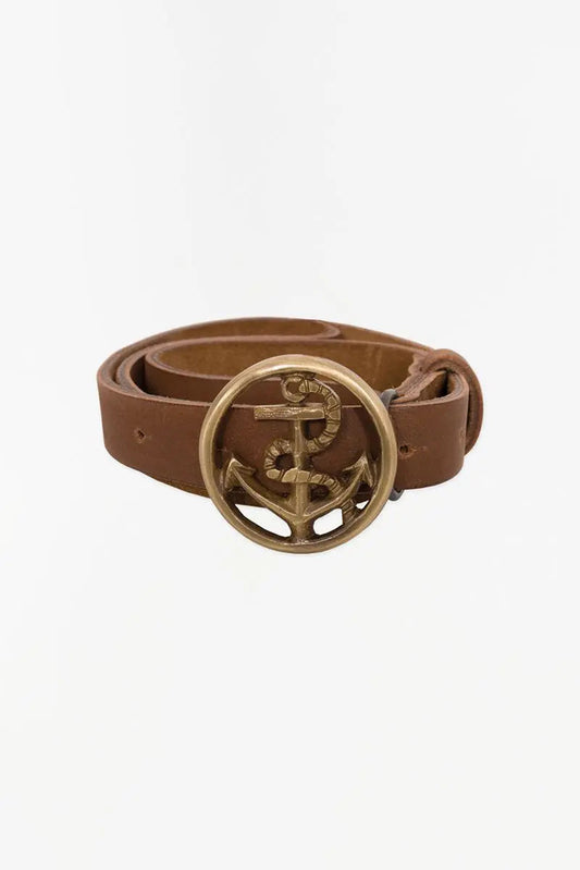 Cinturón de piel con hebilla de metal - D6938 Batela