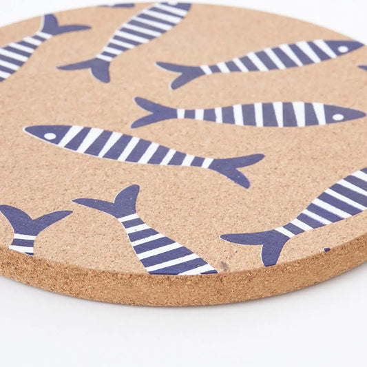 Salvamanteles corcho peces - Set 4 - D1334 Batela