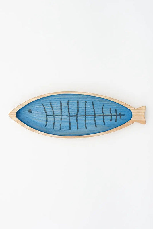 Bandeja de madera pez Batela