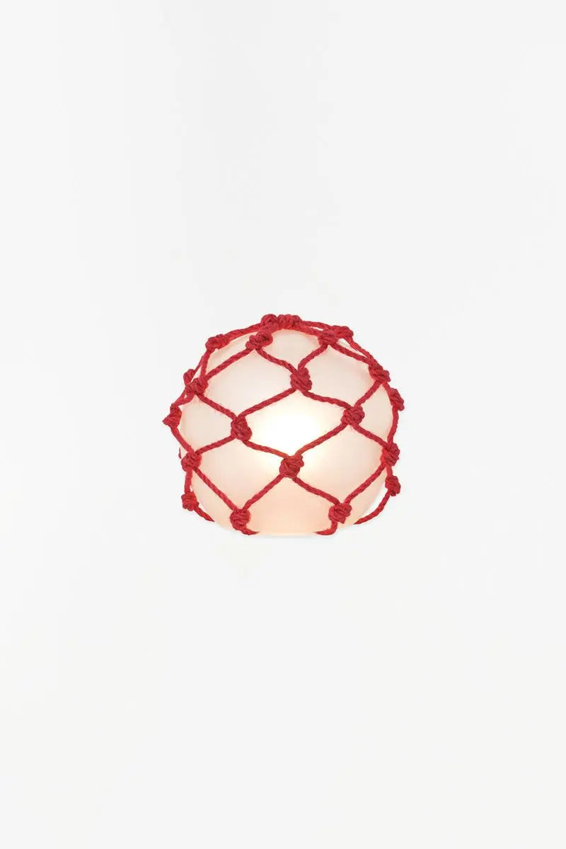 Lámpara Boya resina con red roja 19 cm - D1314 Batela