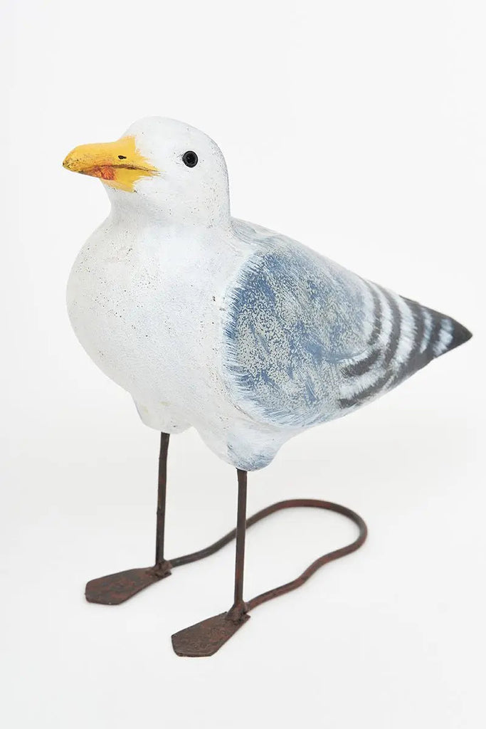 Pájaro de madera patas metal Batela