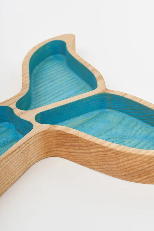 Bandeja de madera ballena Batela