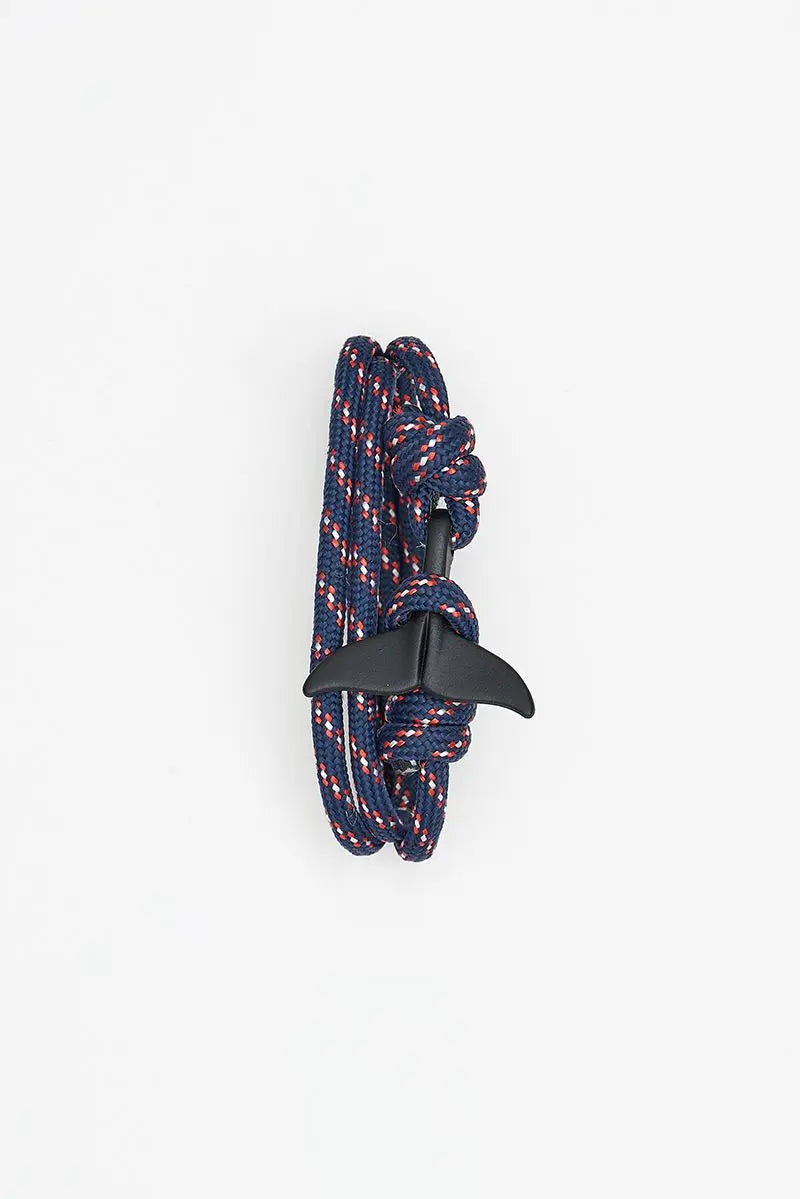 Pulsera de cuerda multicolor con cola de ballena